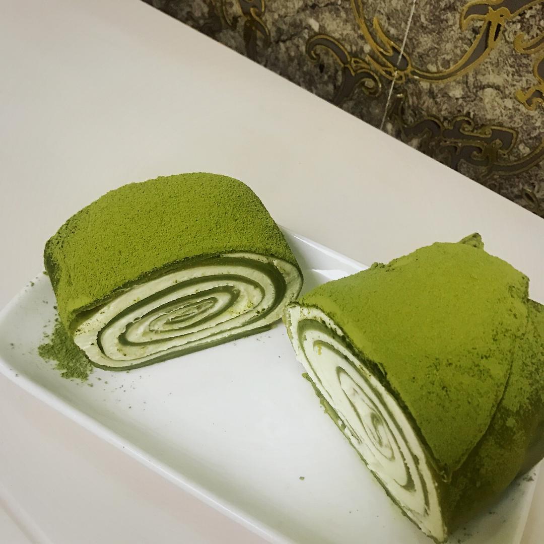 【抹茶毛巾卷】
