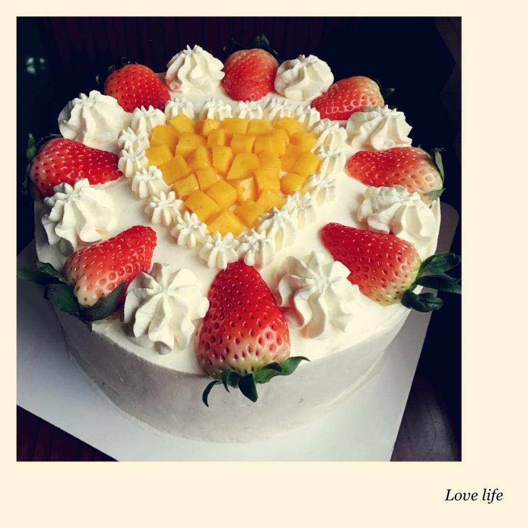 《Tinrry+》草莓奶油蛋糕（8寸配方）