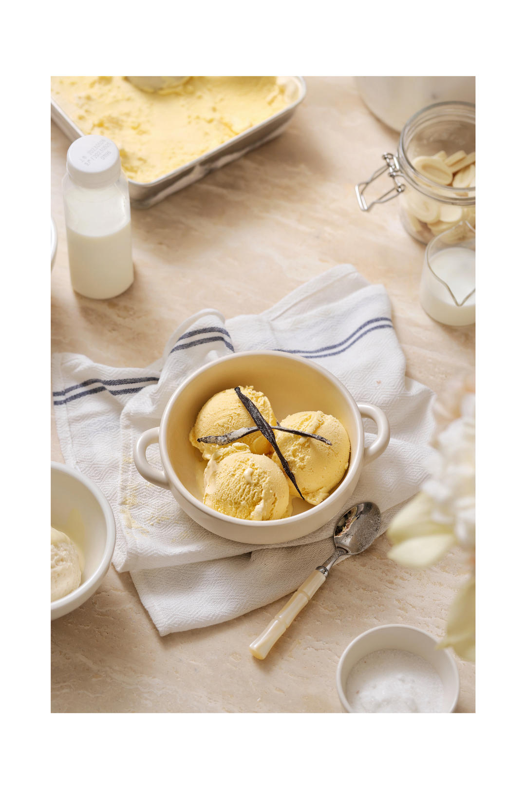 香草水牛乳冰淇淋