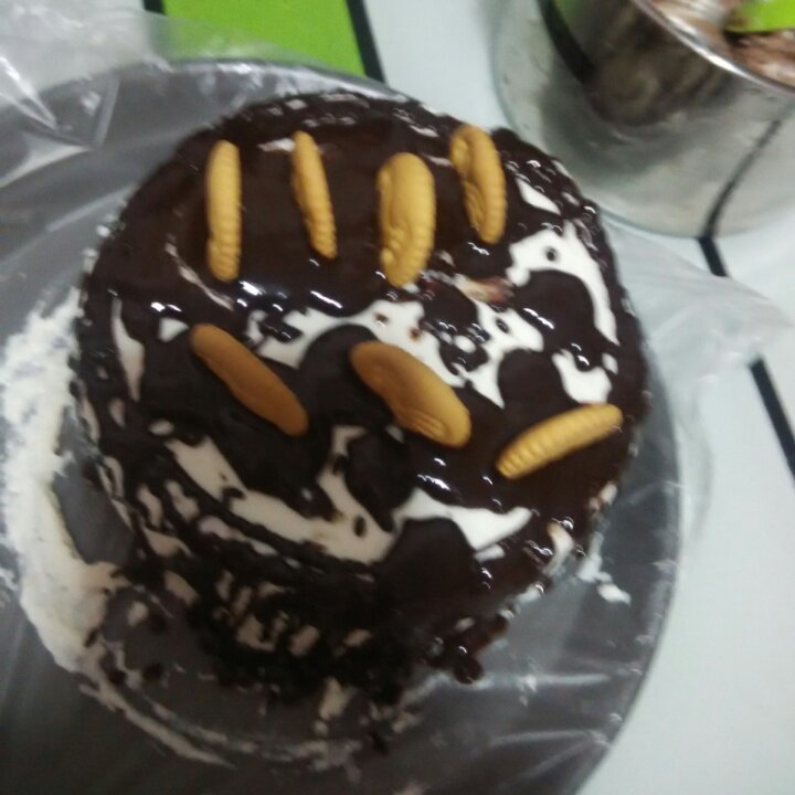 两蛋六寸六厘米高圆模戚风蛋糕