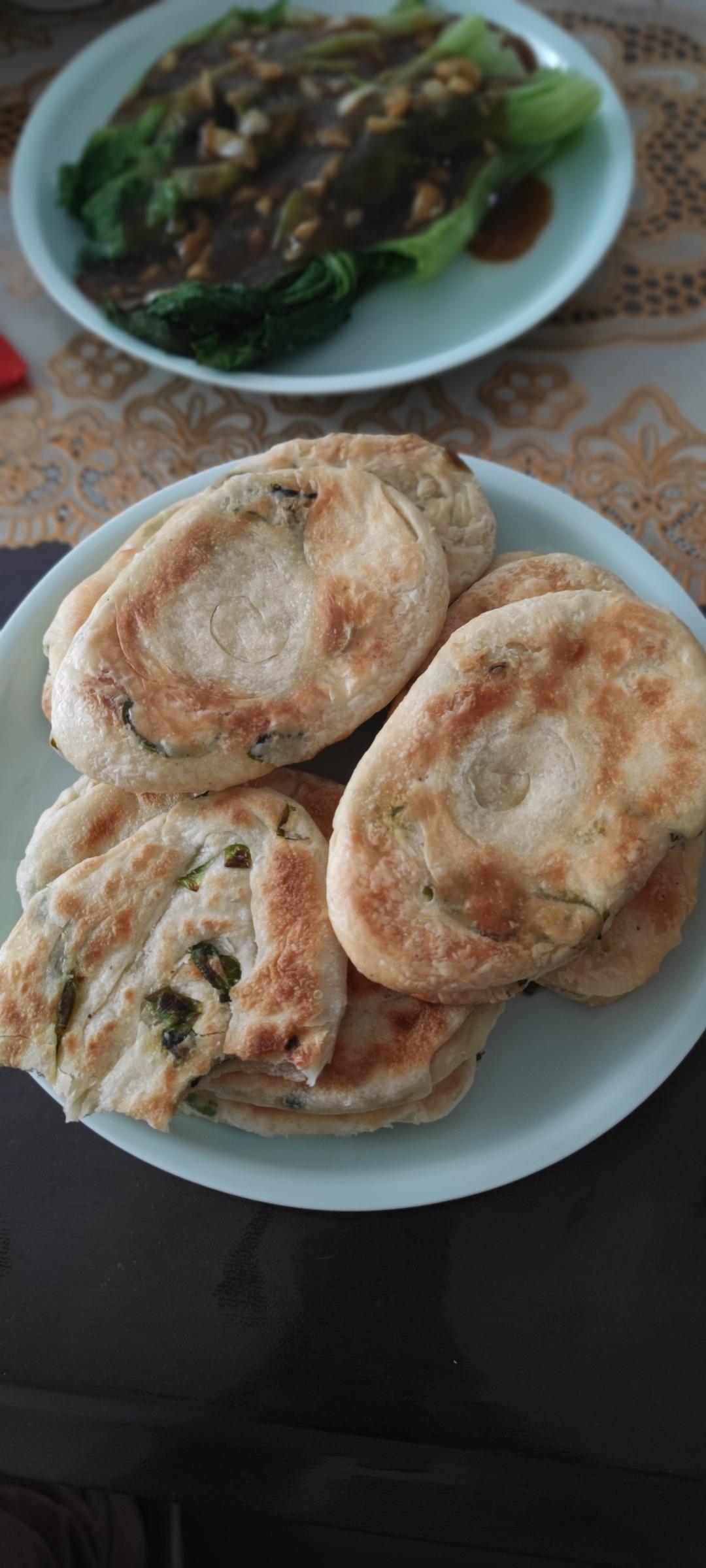 发面葱油酥饼