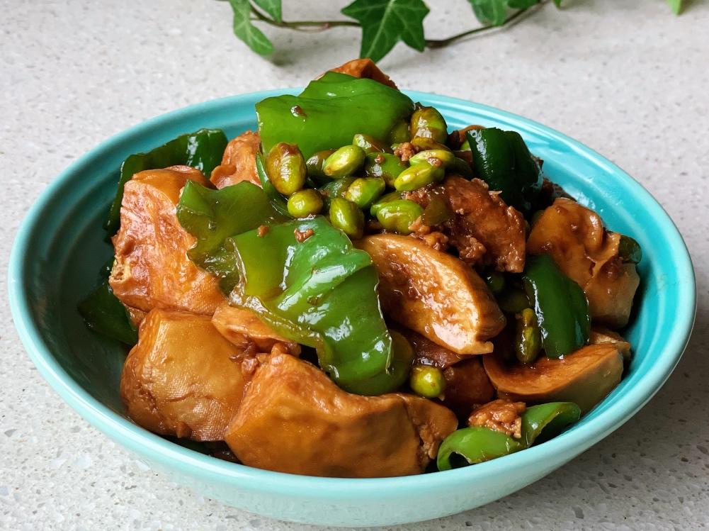 小美～青椒素几的做法