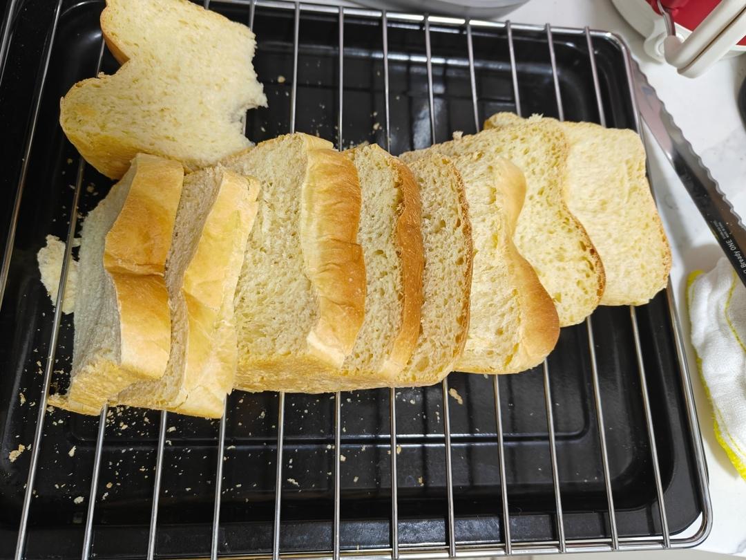 夺命软吐司(๑´ڡ`๑)超软拉丝极速方便的一次发酵吐司