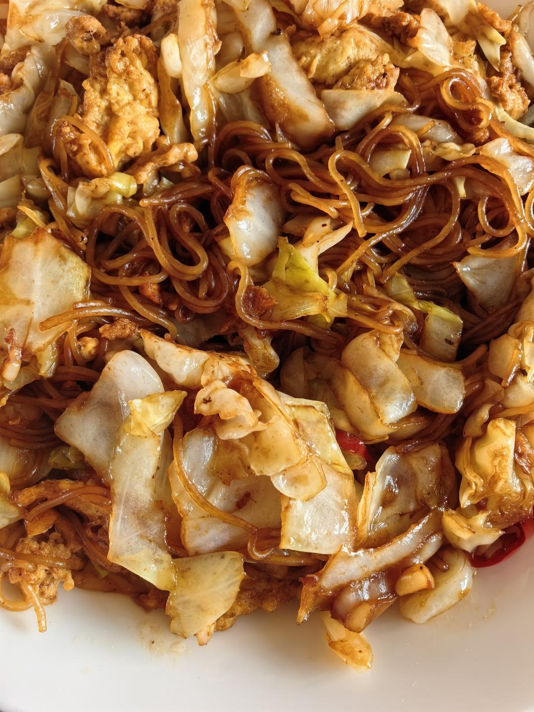 粉丝炒包菜