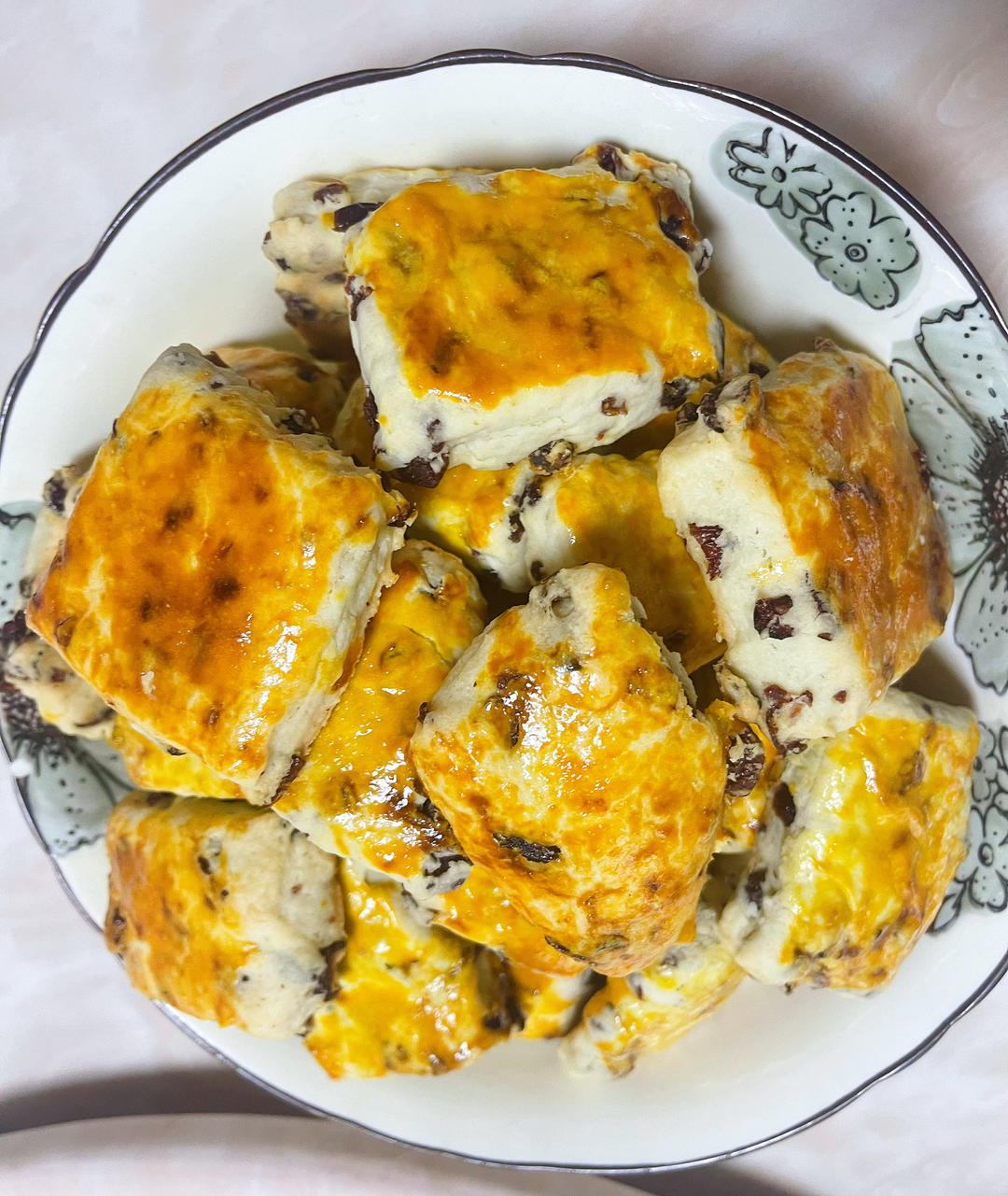 消耗淡奶油的司康