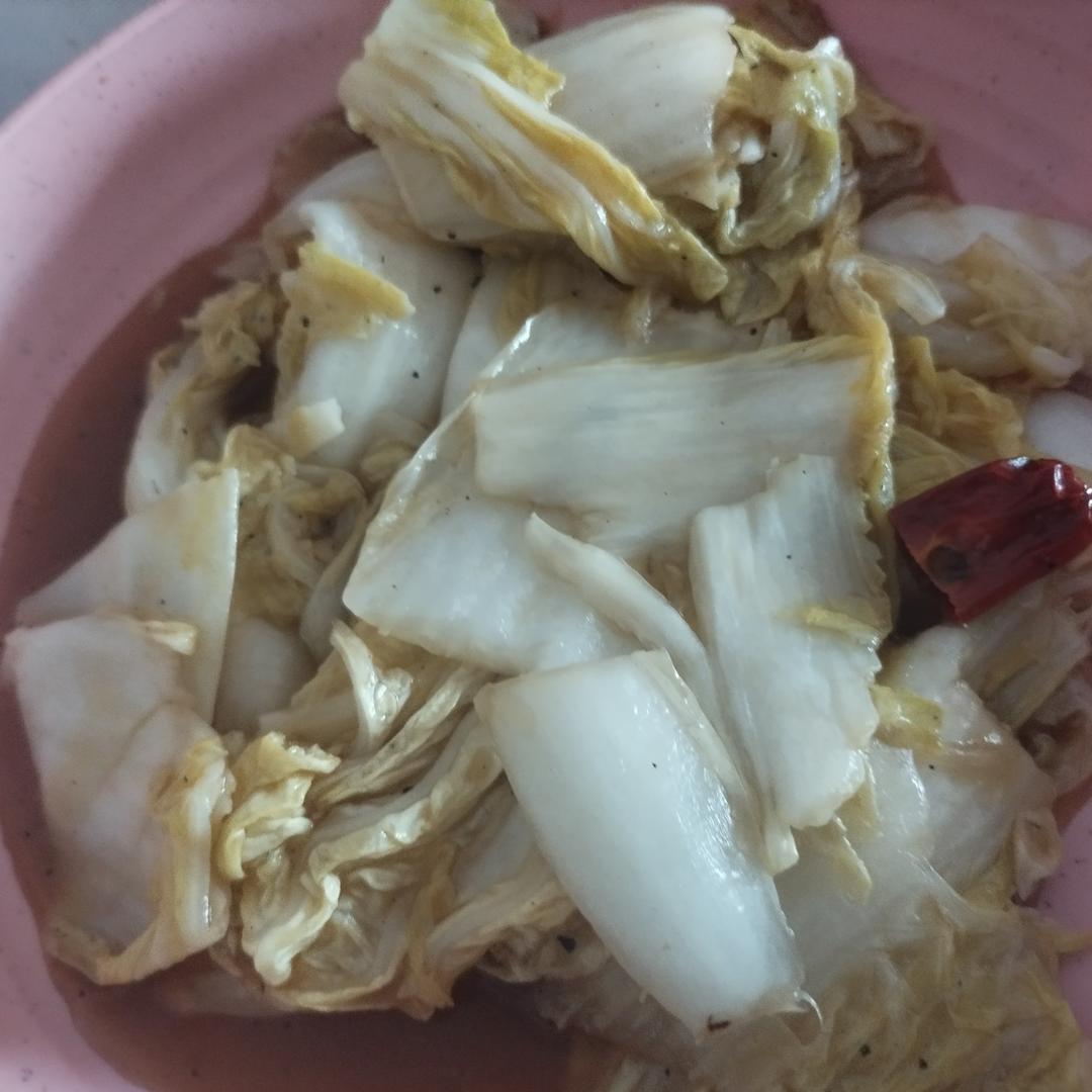 爆下饭的酸辣白菜（零难度）