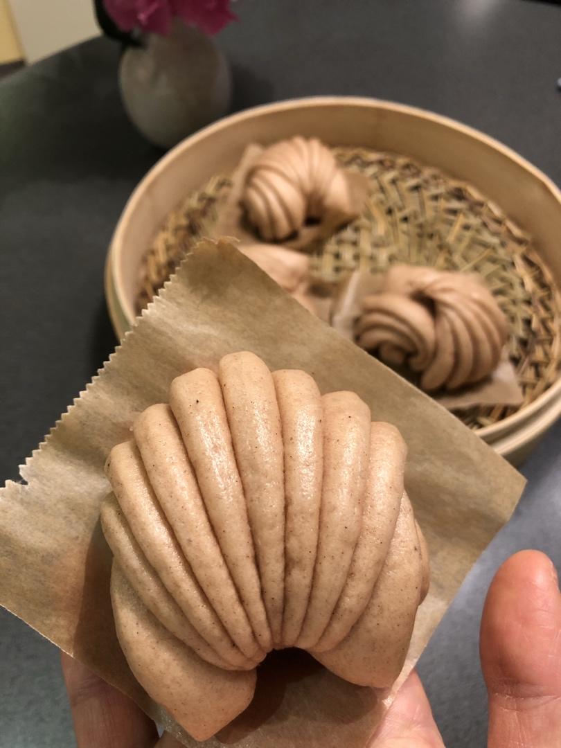 造型漂亮做法超简单的，花卷馒头