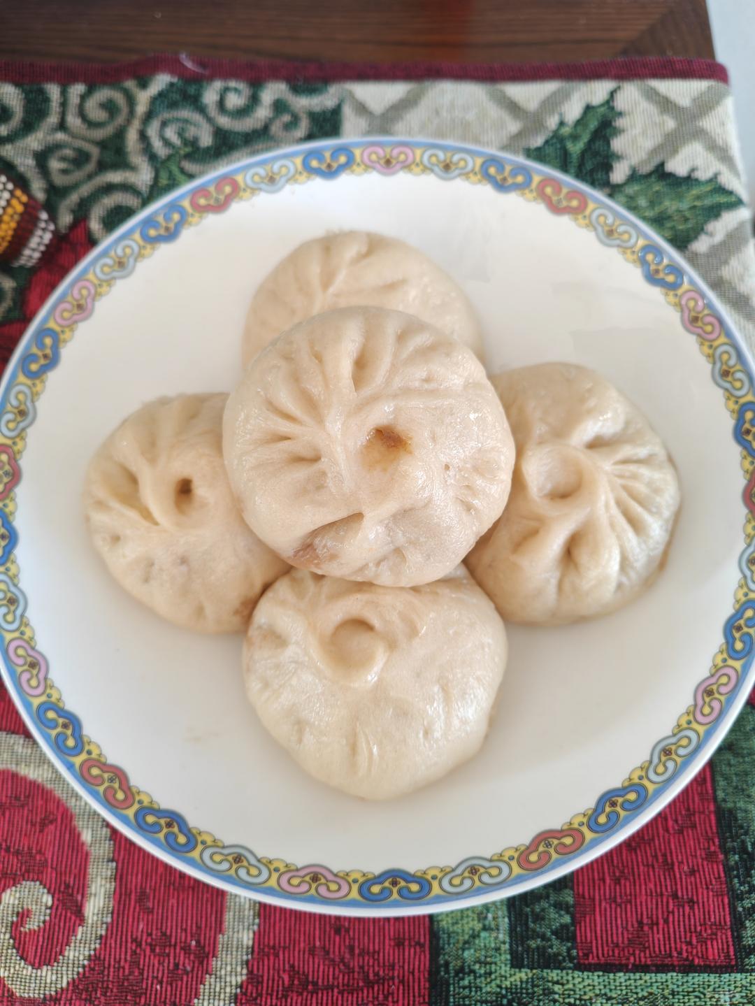超好吃的猪肉大葱包