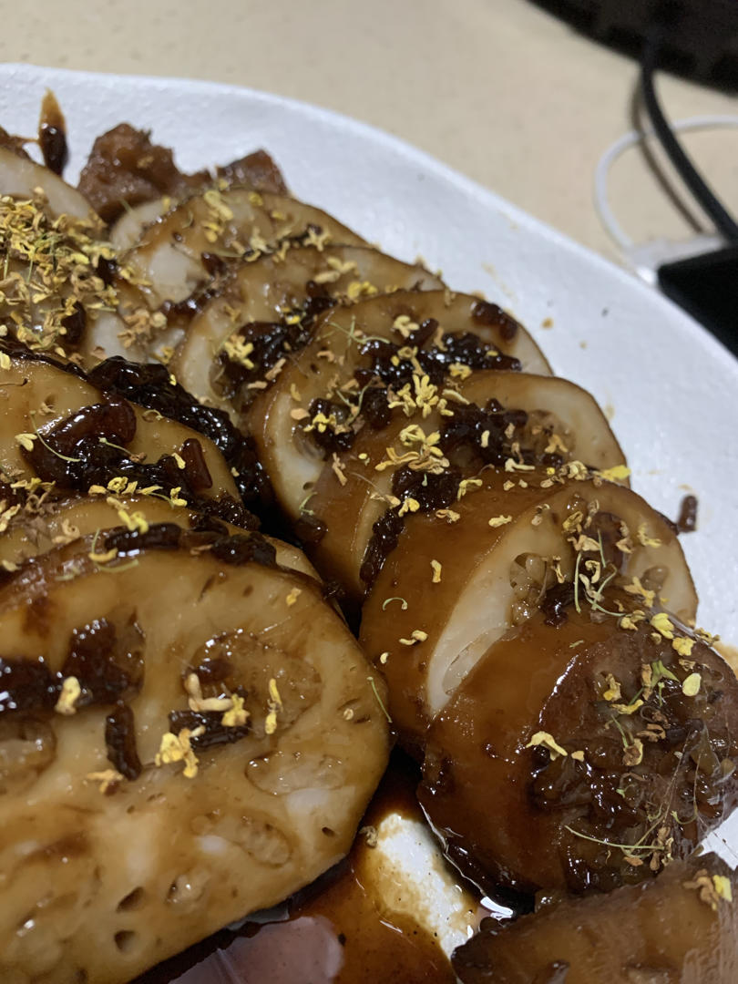 【曼食慢语】桂花红糖糯米藕