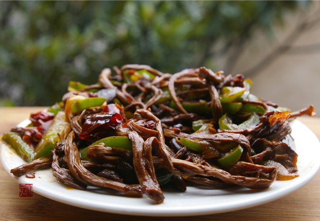 简版干锅茶树菇