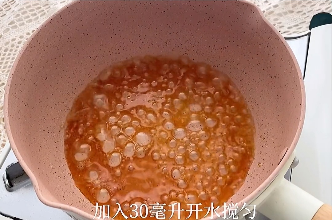 日式焦糖布丁的做法 步骤3