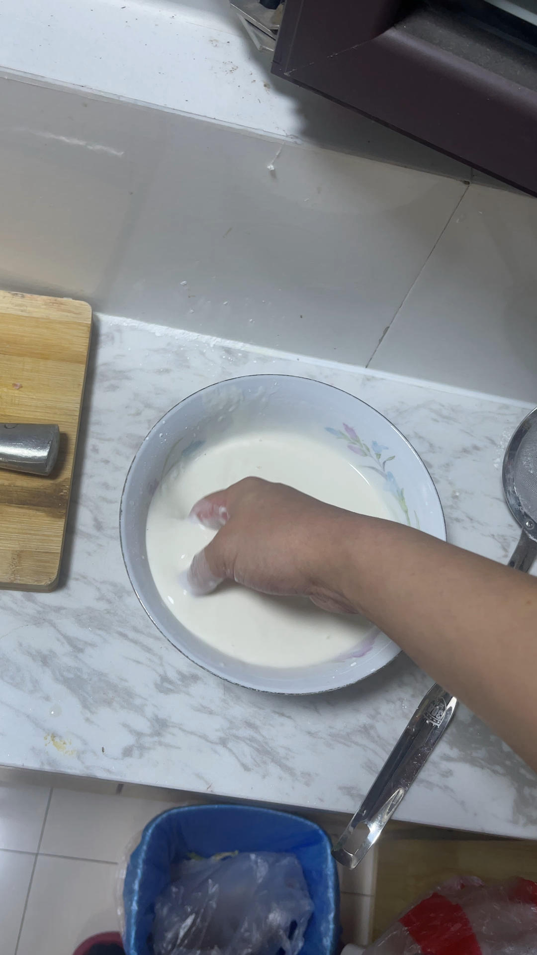 纯奶手撕吐司的做法 步骤1