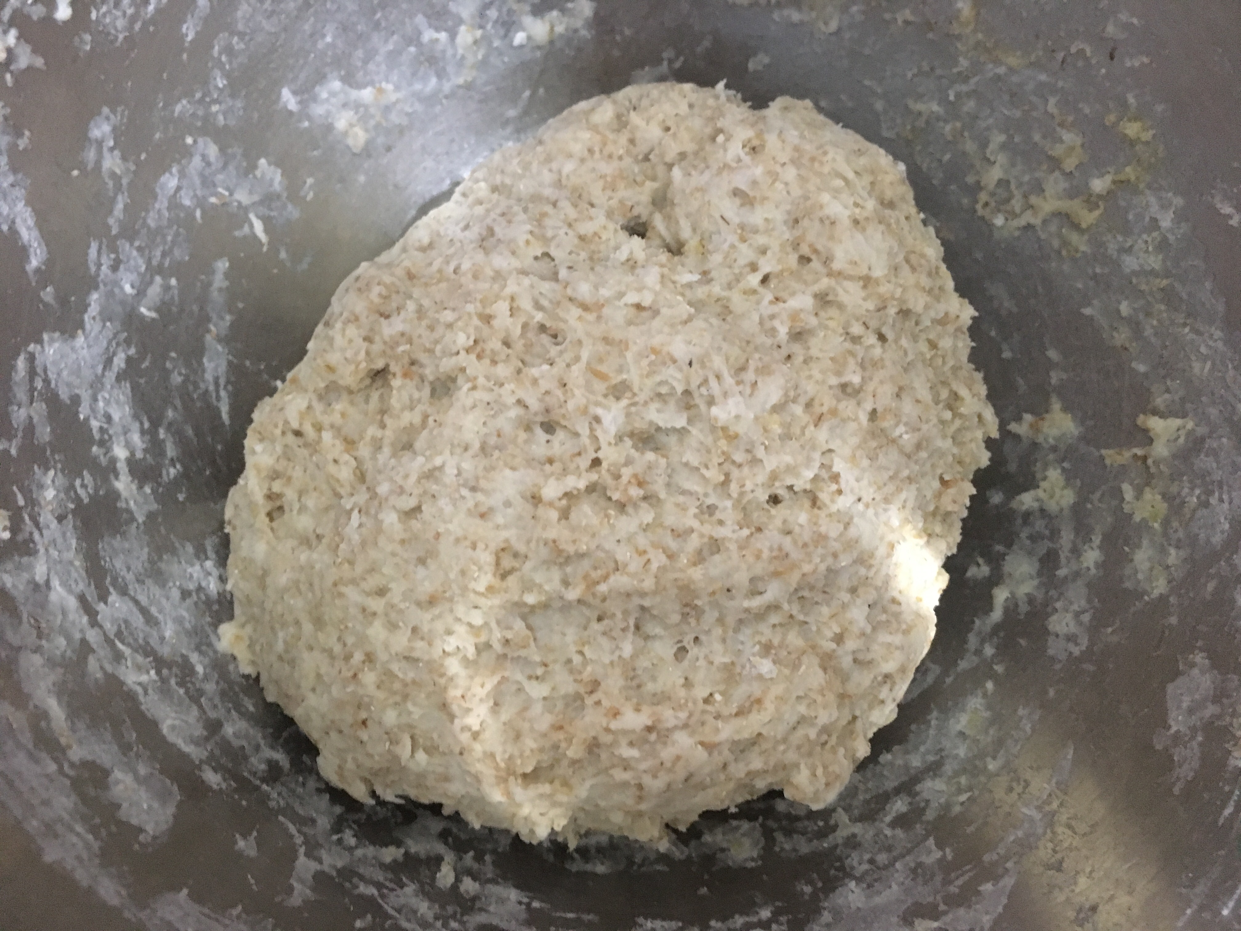 健康小麦餐包(红豆馅)（无需揉出膜）的做法 步骤1
