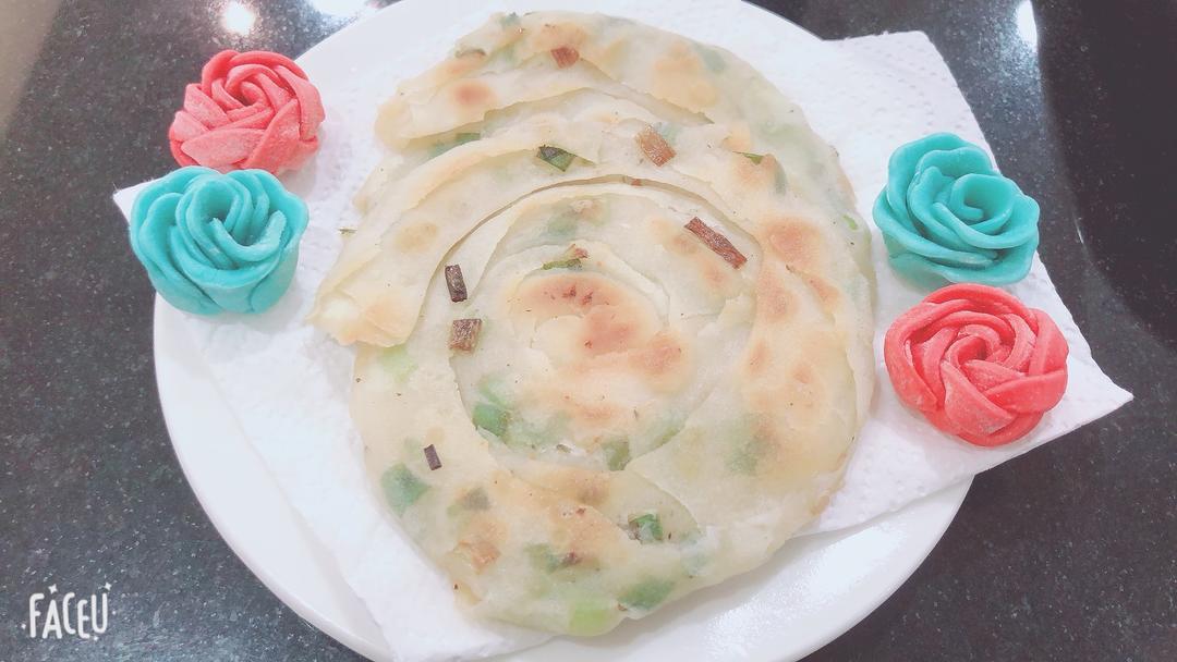 饺子皮葱油饼