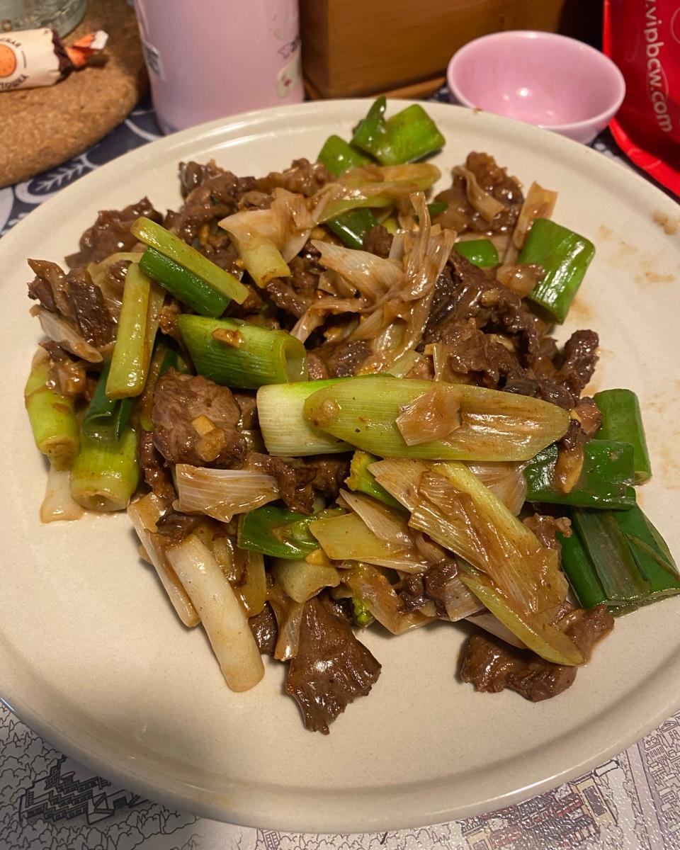 葱爆牛肉