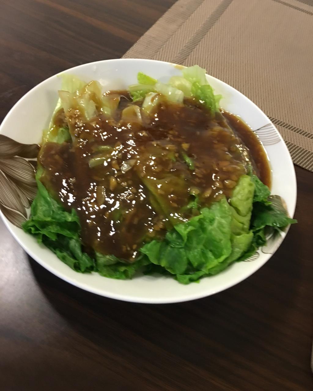 家常菜 蚝油生菜