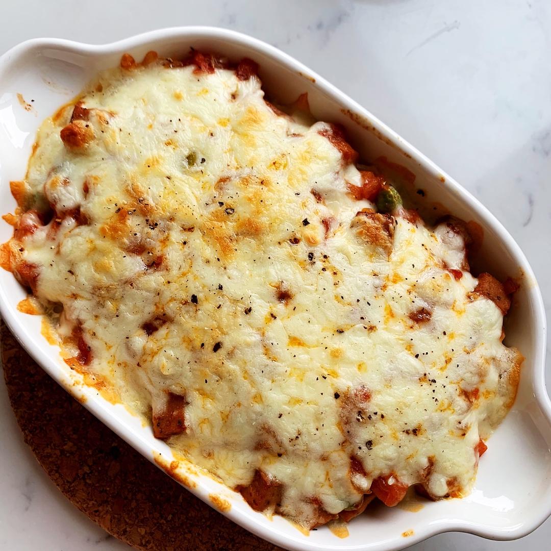 番茄鸡肉浓情焗饭【两人份】