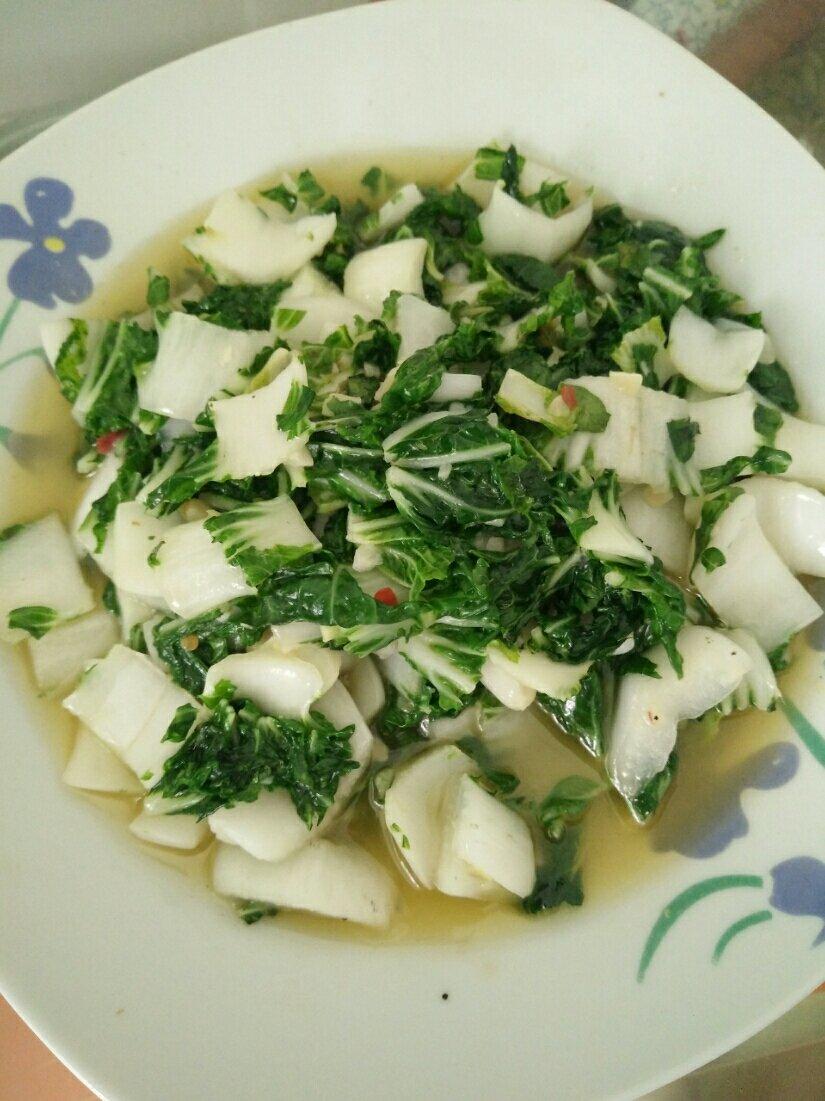 蒜蓉炒奶白菜