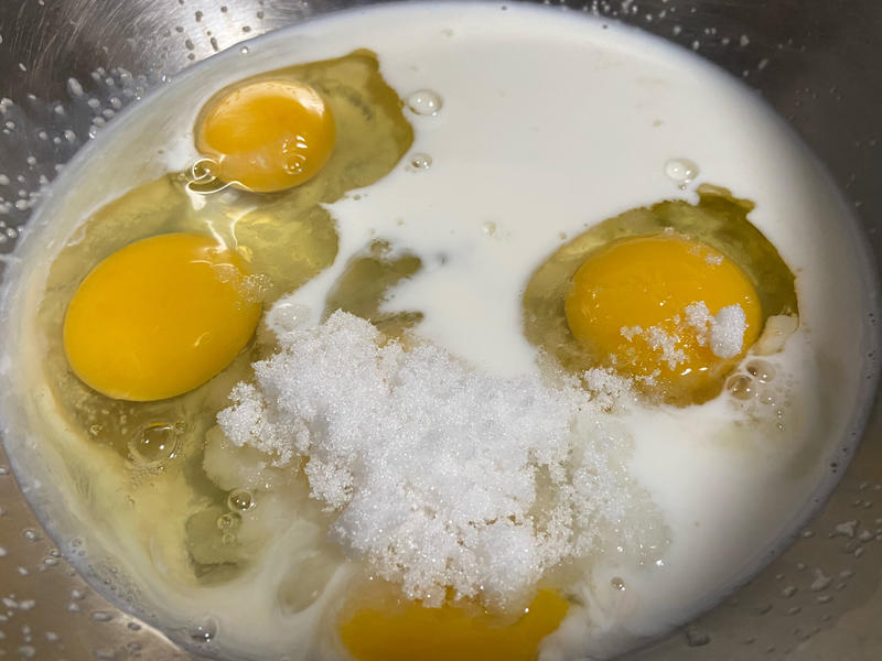 纯奶手撕吐司的做法 步骤1