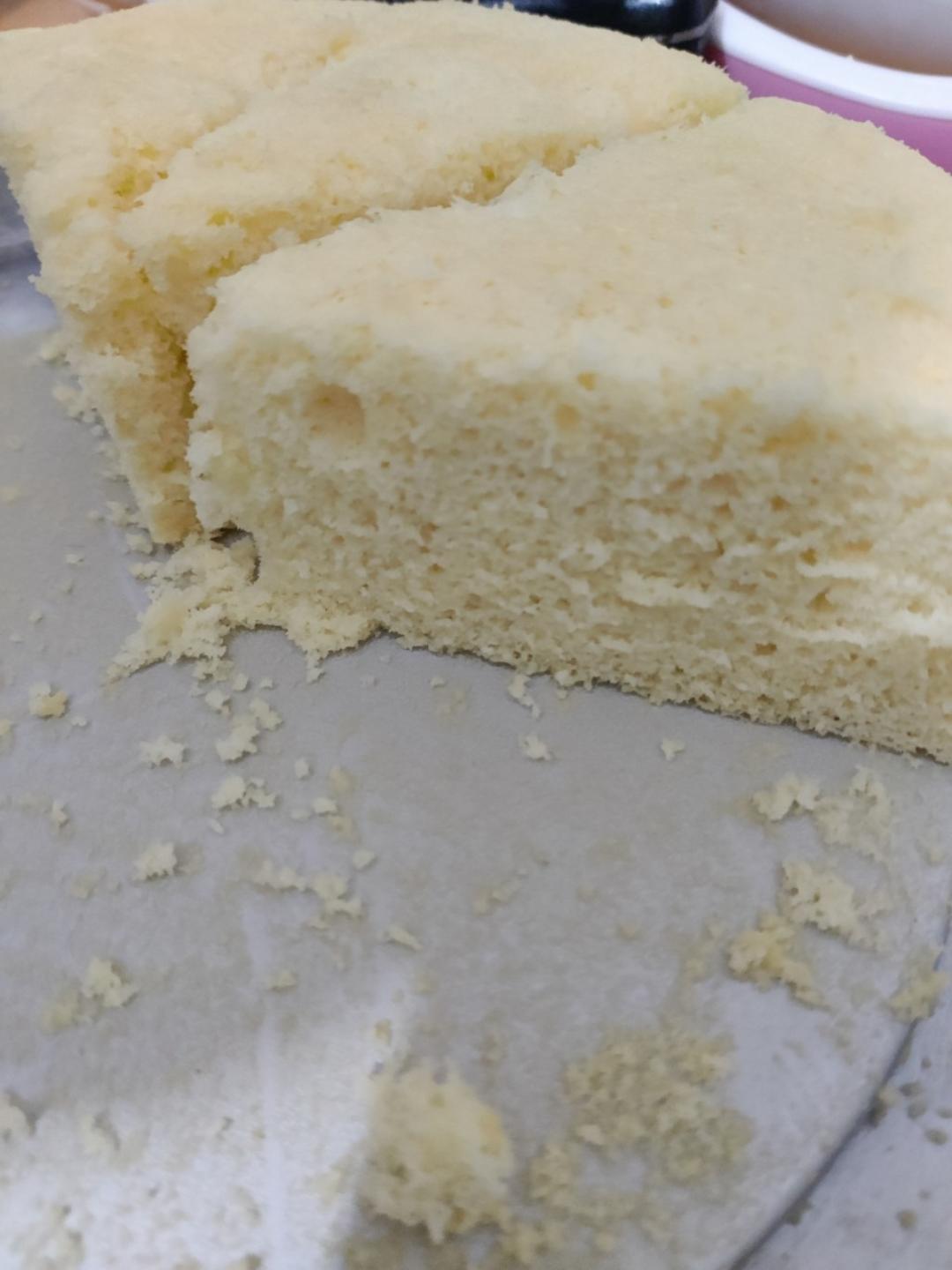 简单的全蛋蒸蛋糕（普通面粉）