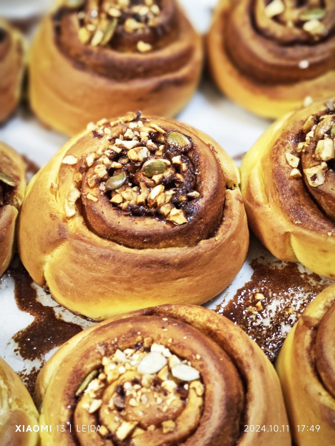 最正宗的美式肉桂卷（不用出膜）