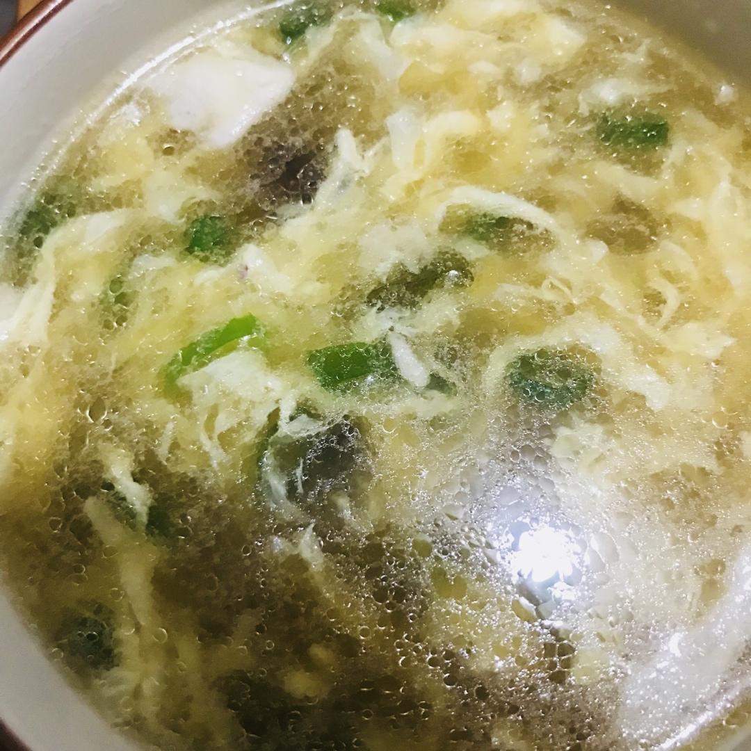 蟹味菇蛋花汤
