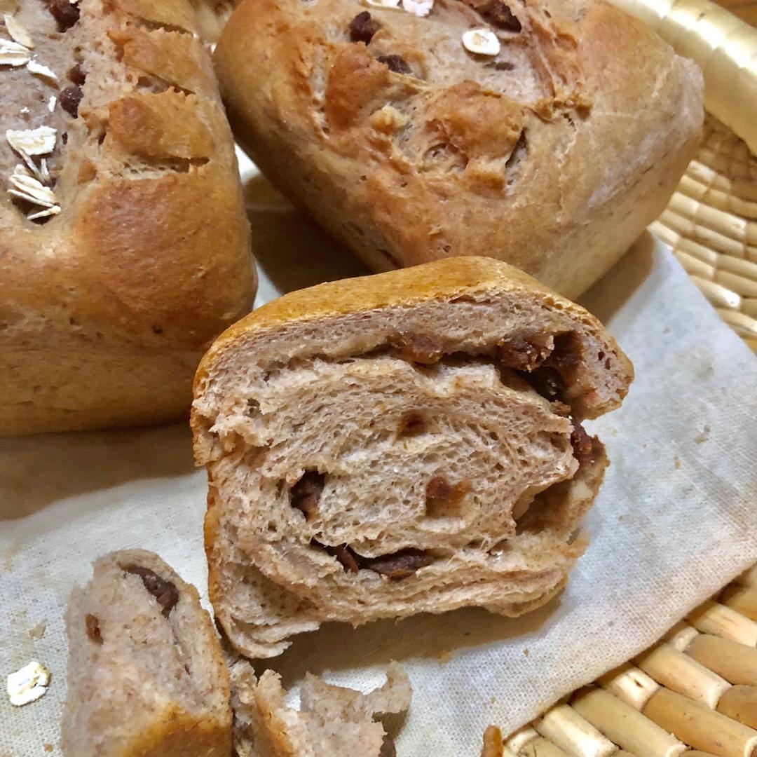 汤种全麦面包～柔软拉丝