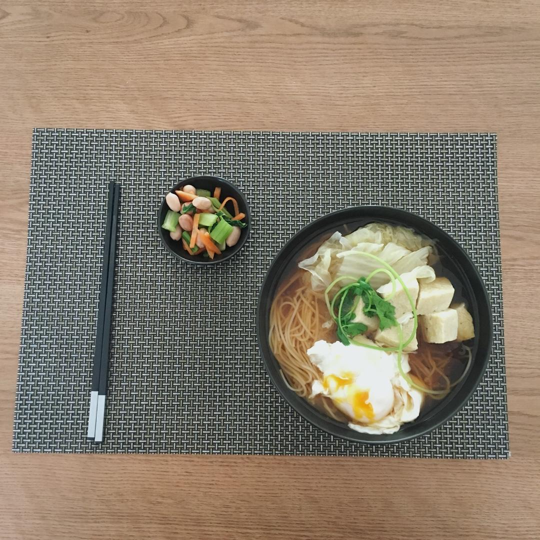 小葱麻油酱油面