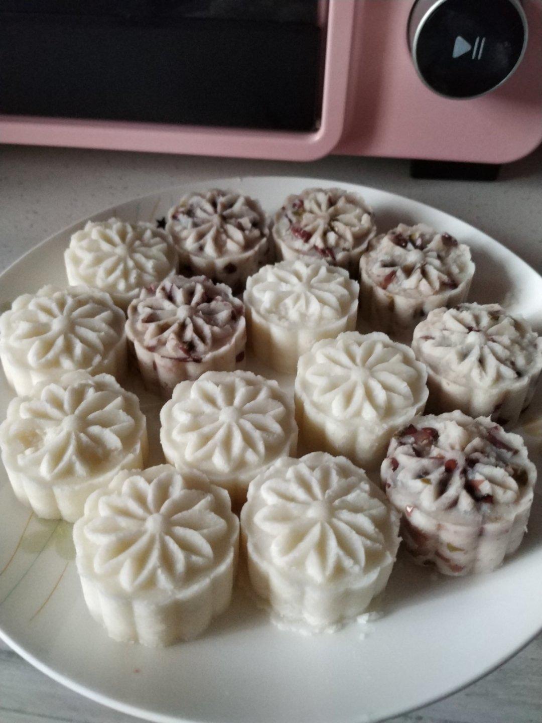 紫薯豆沙糕