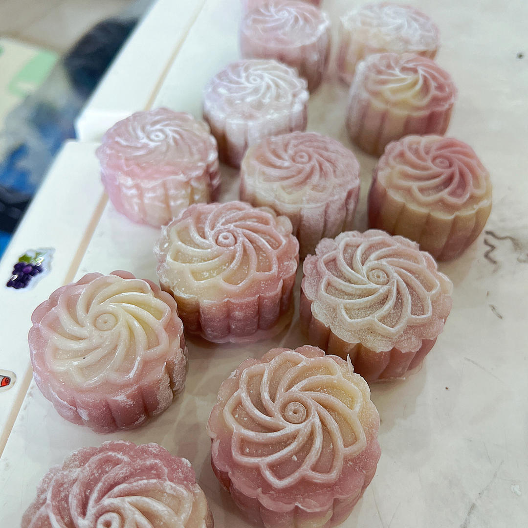 🔥芋泥脑袋看过来！芋泥冰皮月饼❗配方锁死❗