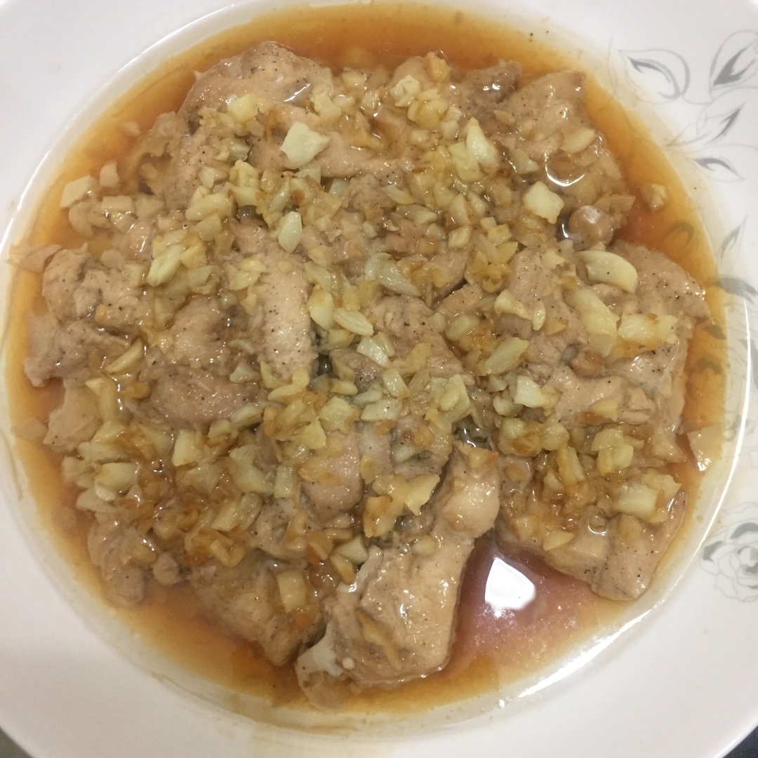 蒜蓉蒸鸡胸（鸡腿）