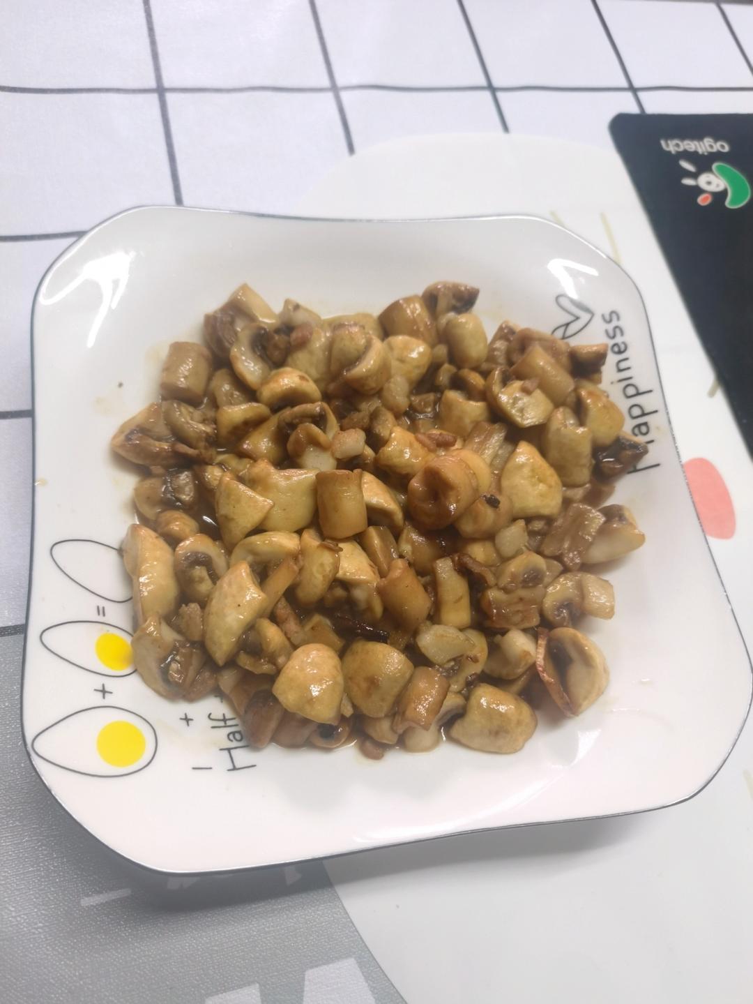 嫩滑多汁~蚝油炒口蘑