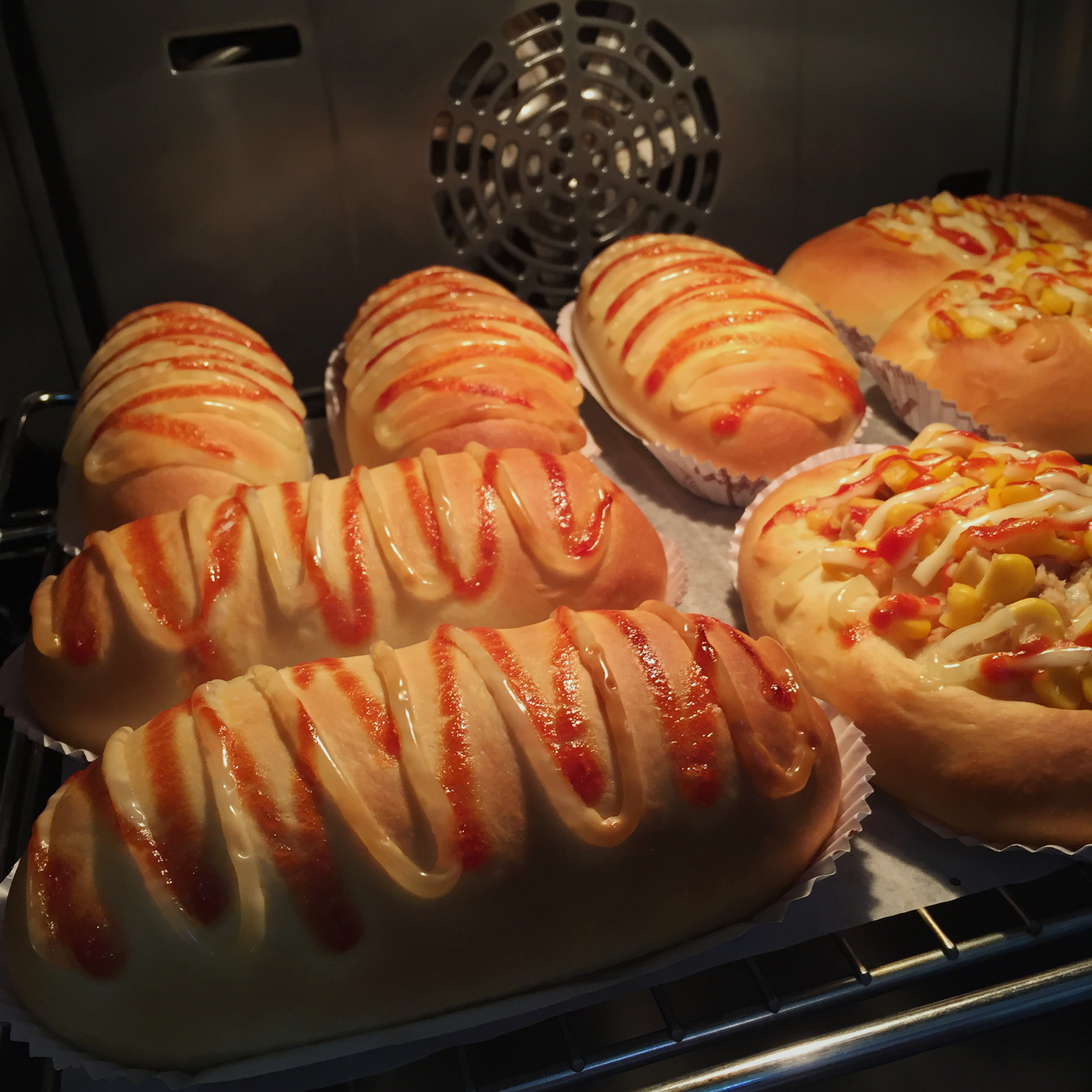 肉松手撕面包—超软会爆浆的面包哟