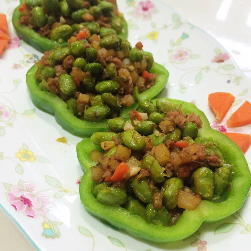 下饭菜 肉末毛豆