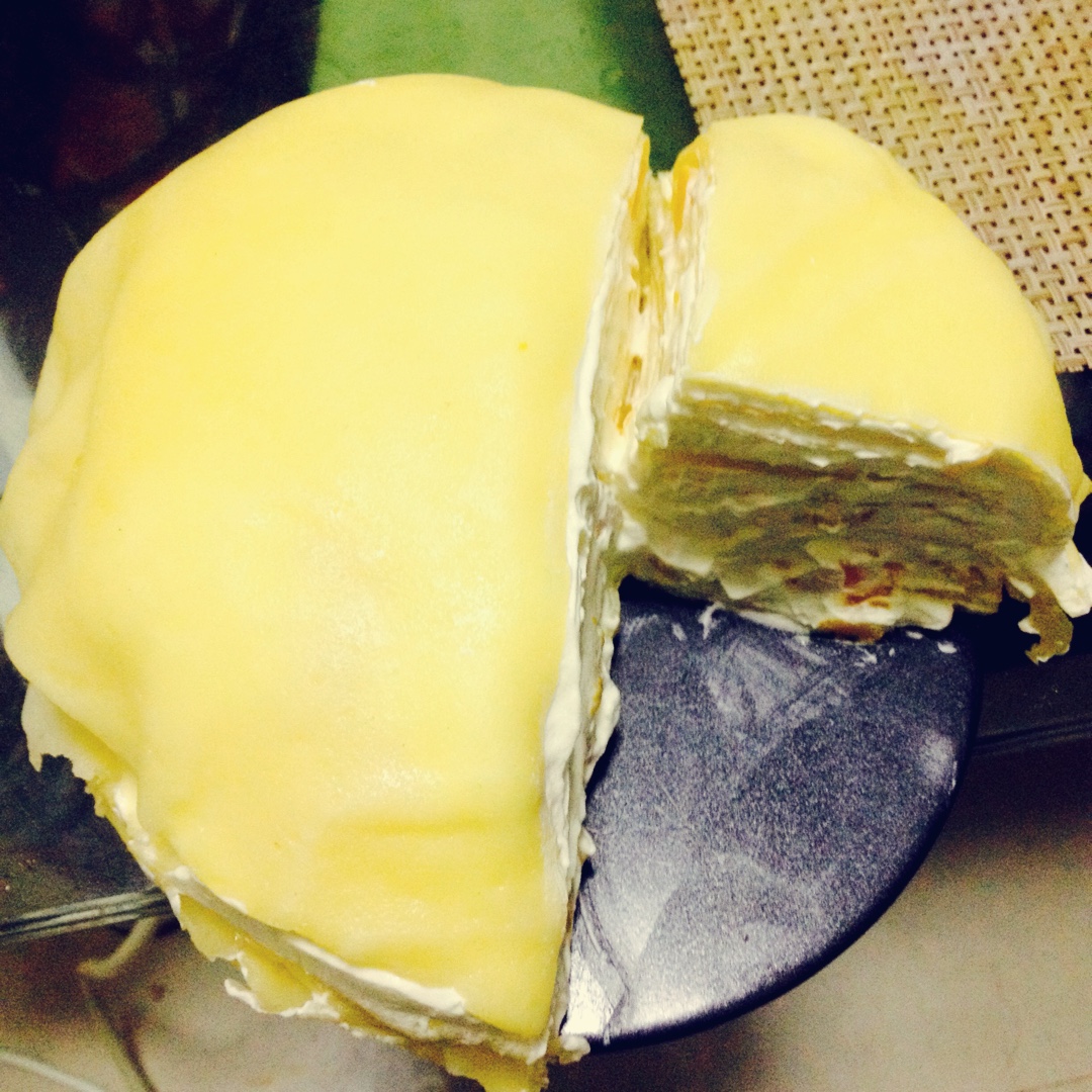 芒果千层蛋糕，100%成功告别煎皮无能