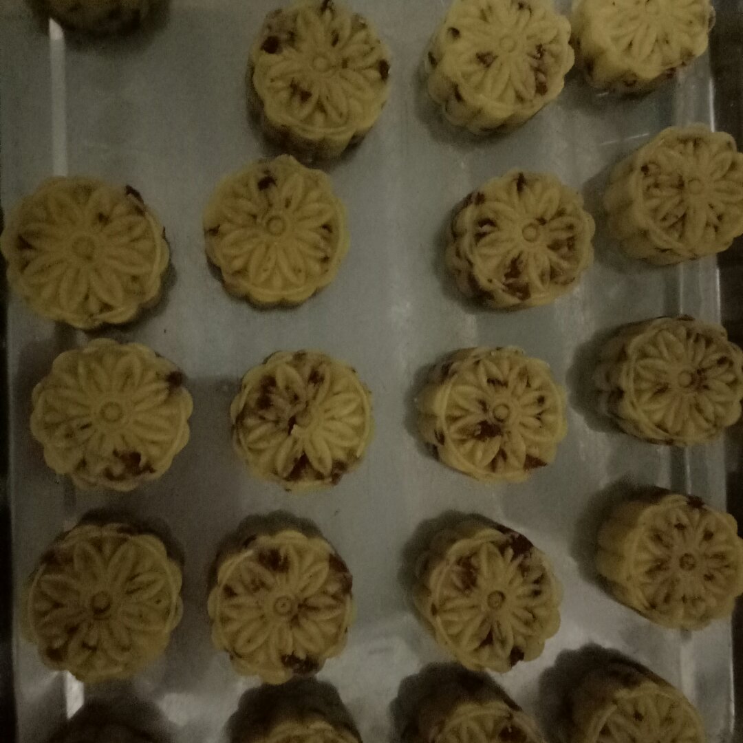 蔓越莓绿豆糕