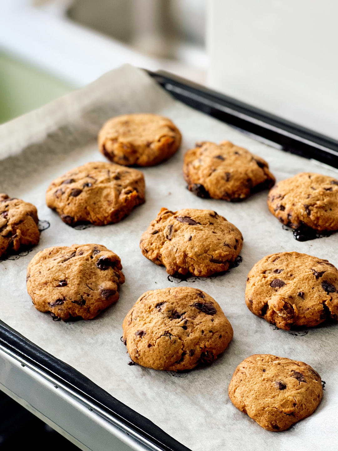 chocolate chip cookies美式超大巧克力软曲奇