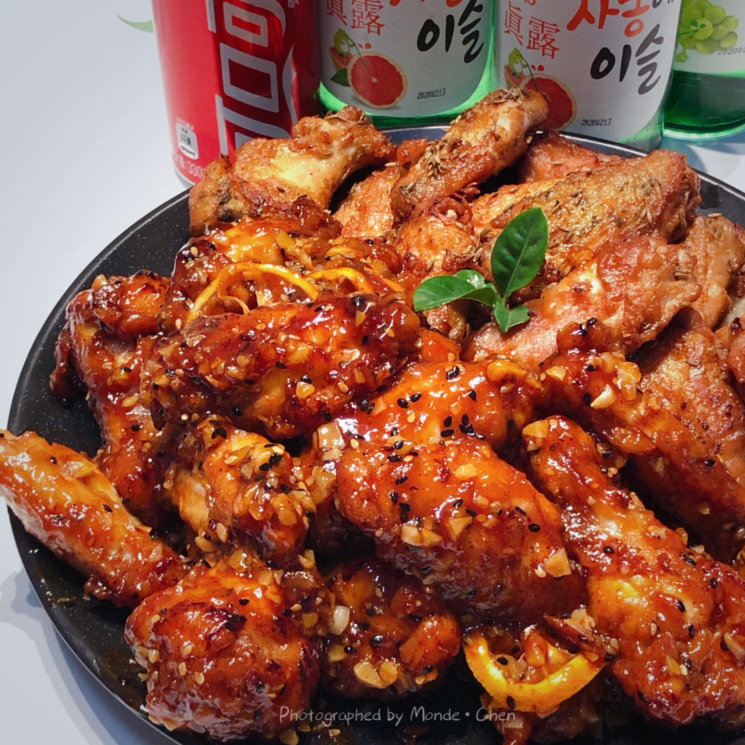 jeffery_禹做的好吃到尖叫的韩国炸鸡,"韩式蜂蜜黄油炸鸡"