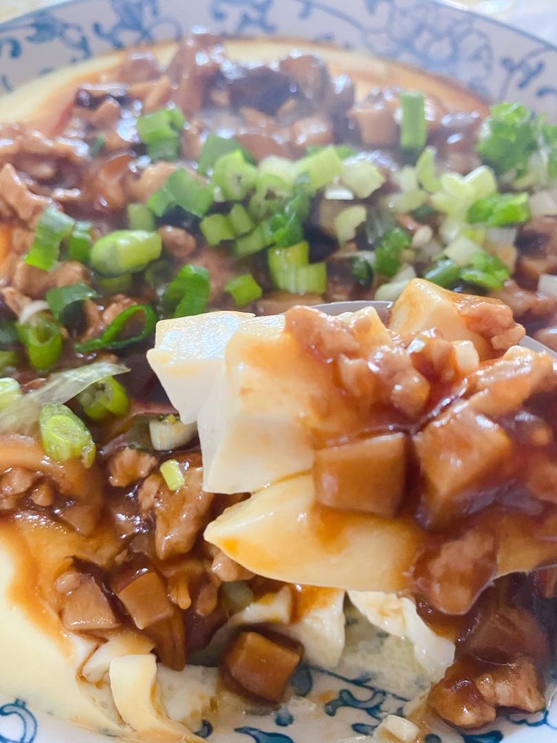 鸡蛋抱豆腐