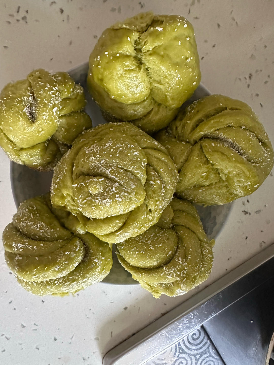 新中式馒头.斑斓椰蓉卷