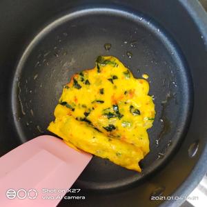宝宝辅食：蔬菜厚蛋烧的做法 步骤4