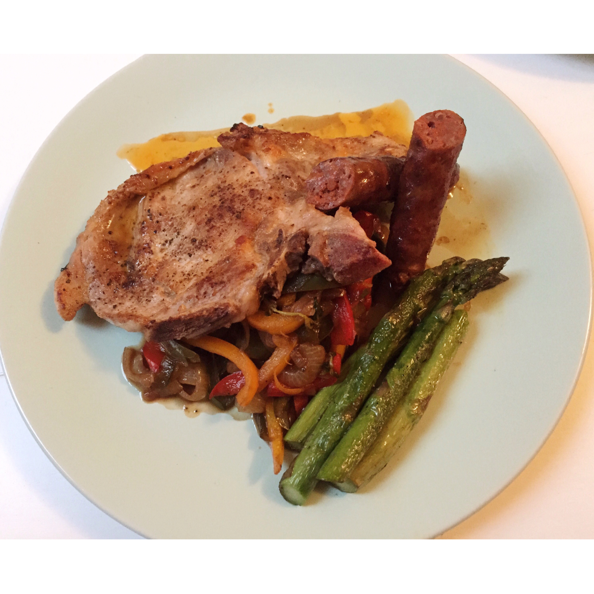 【终极烹饪课程】猪排配酸甜灯笼椒