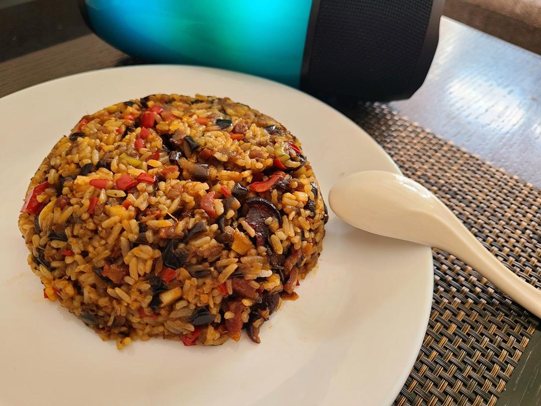 特别好吃的茄子炒饭