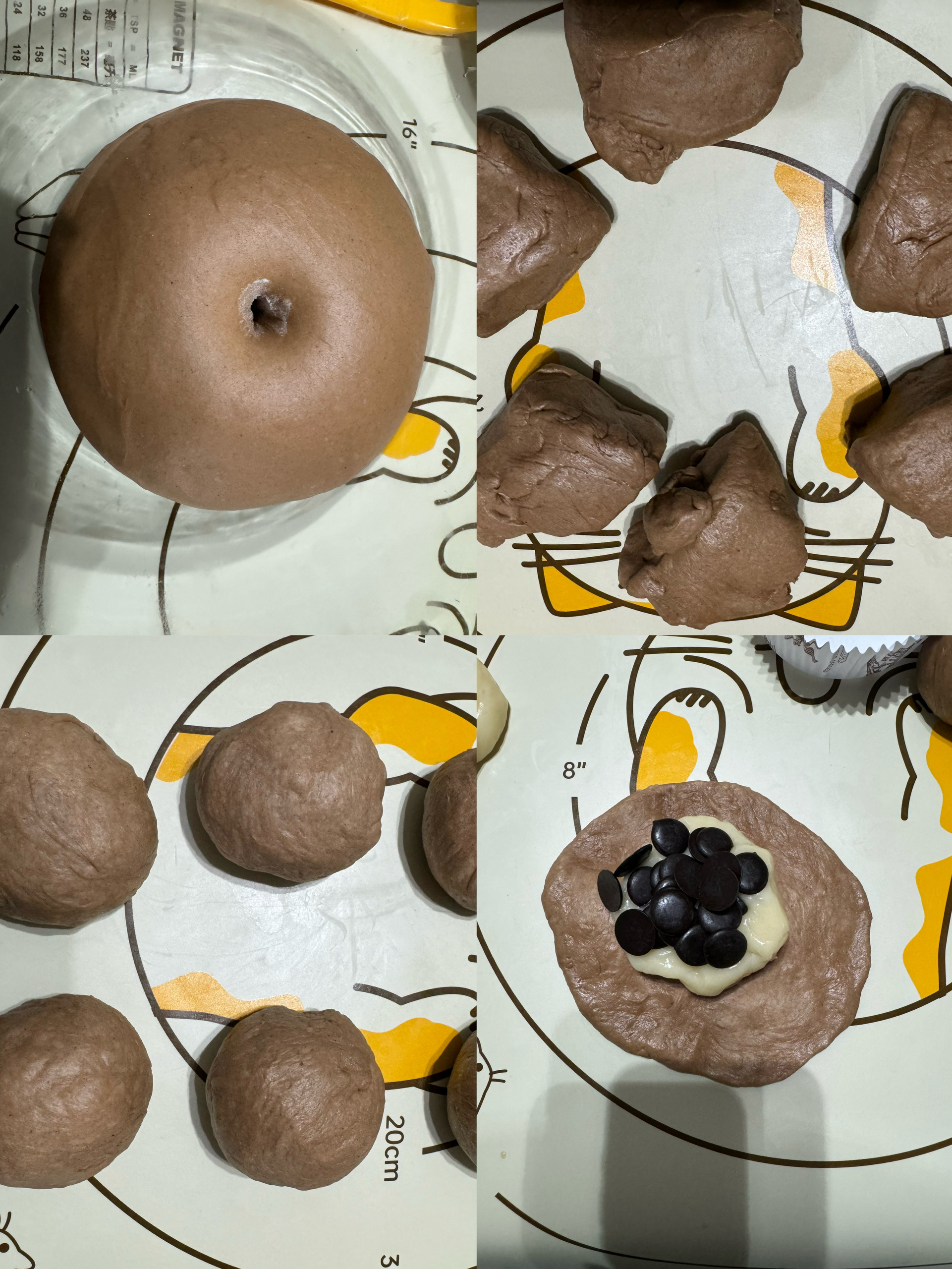 巧克力雷神麻薯面包的做法 步骤3