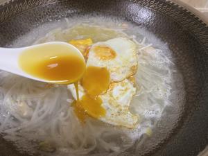 海米萝卜丝煎蛋汤的做法 步骤6