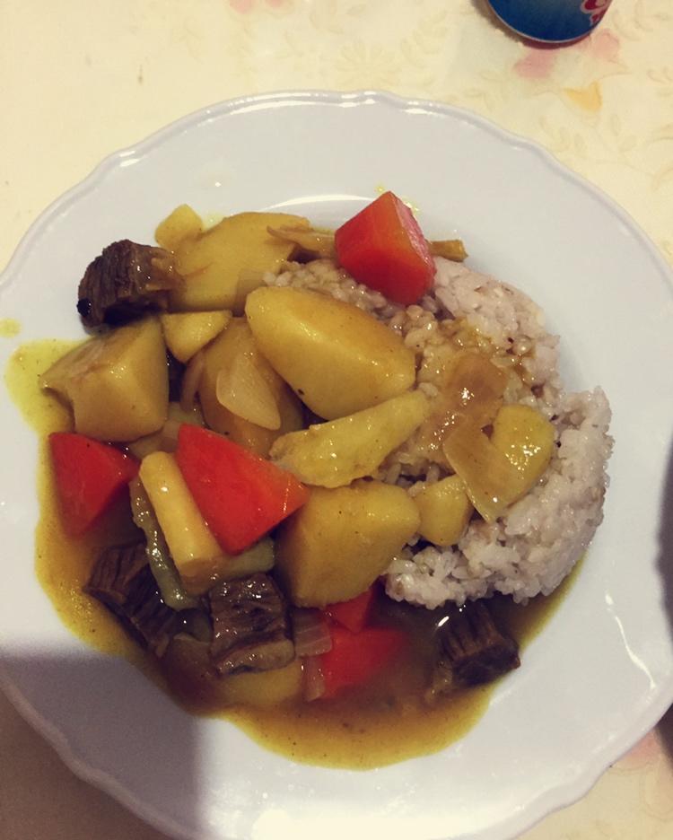 堂妈教你做咖喱牛肉饭