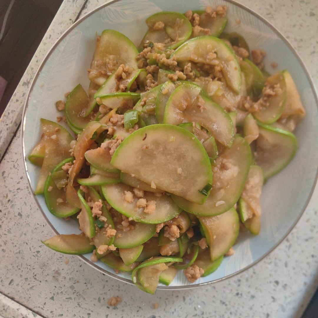减脂系列——付子瓜炒肉末