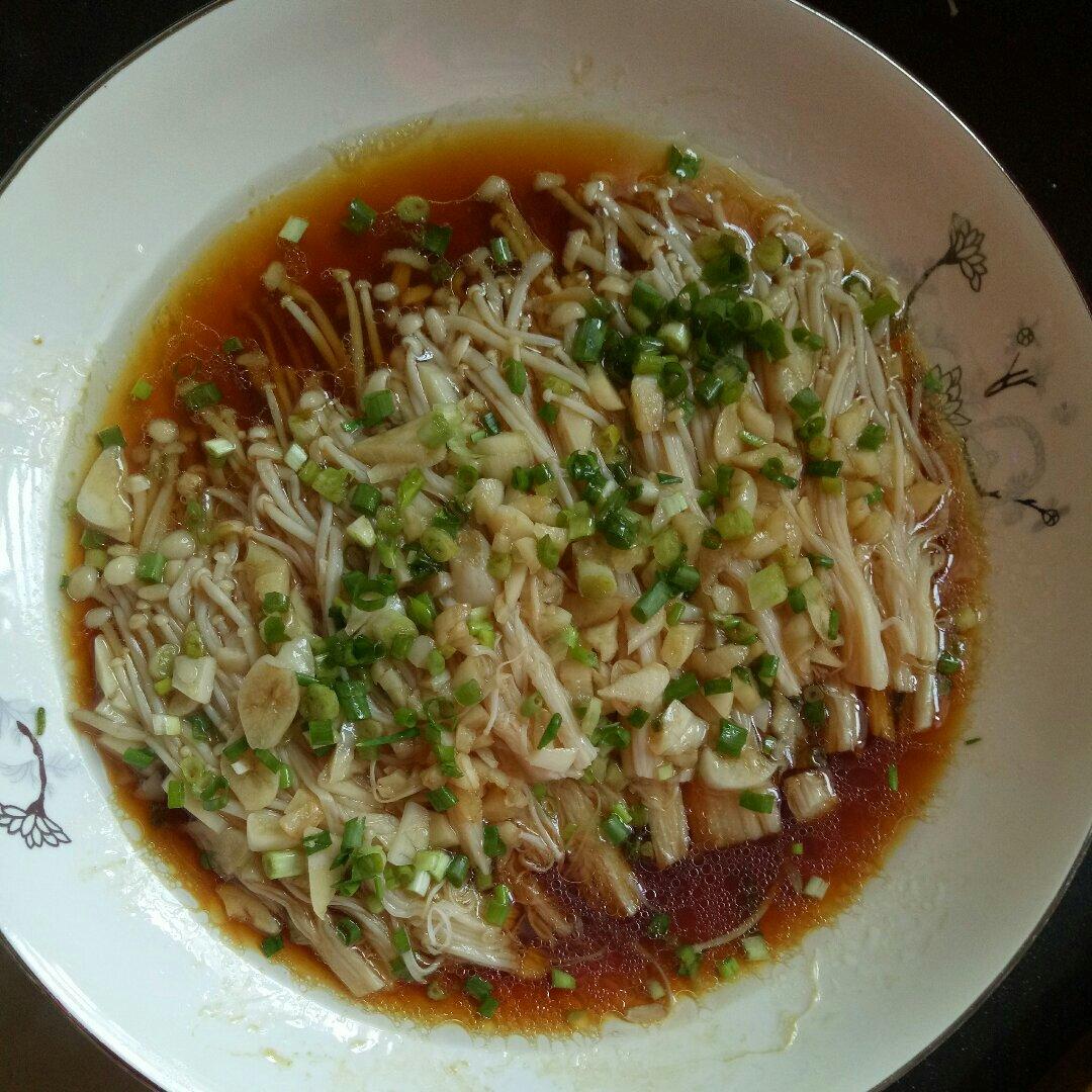 蒜蓉蒸金针菇