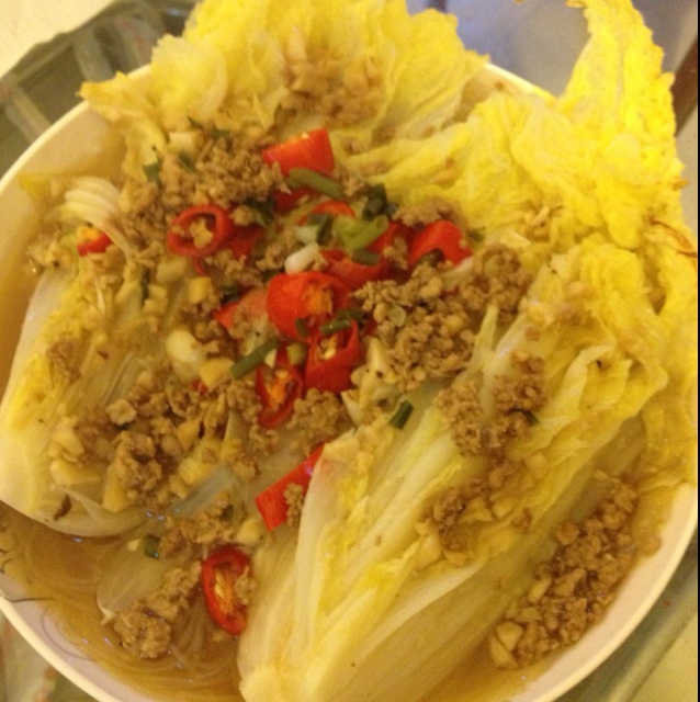 蒜蓉粉丝蒸娃娃菜