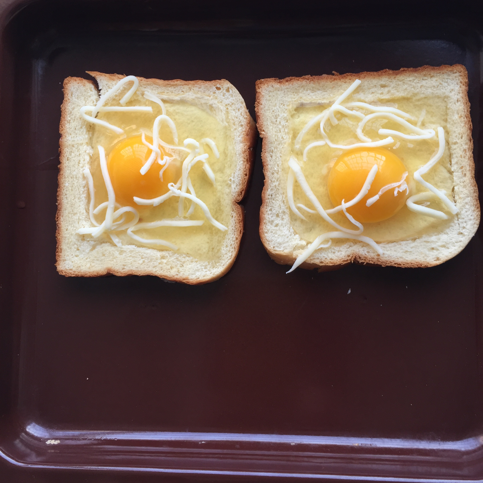 快手早餐 -- 吐司太阳蛋